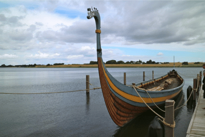 Barco vikingo en Ladby