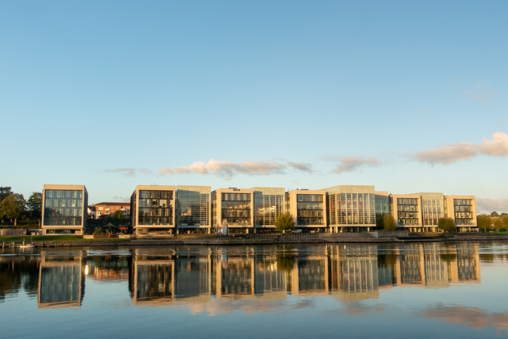 Vista de Alsion en Sønderborg