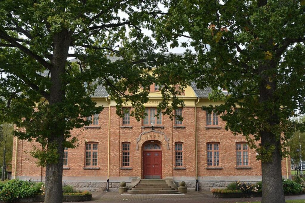 Museo de la fábrica textil en el municipio de Bruunshåb cerca de Viborg