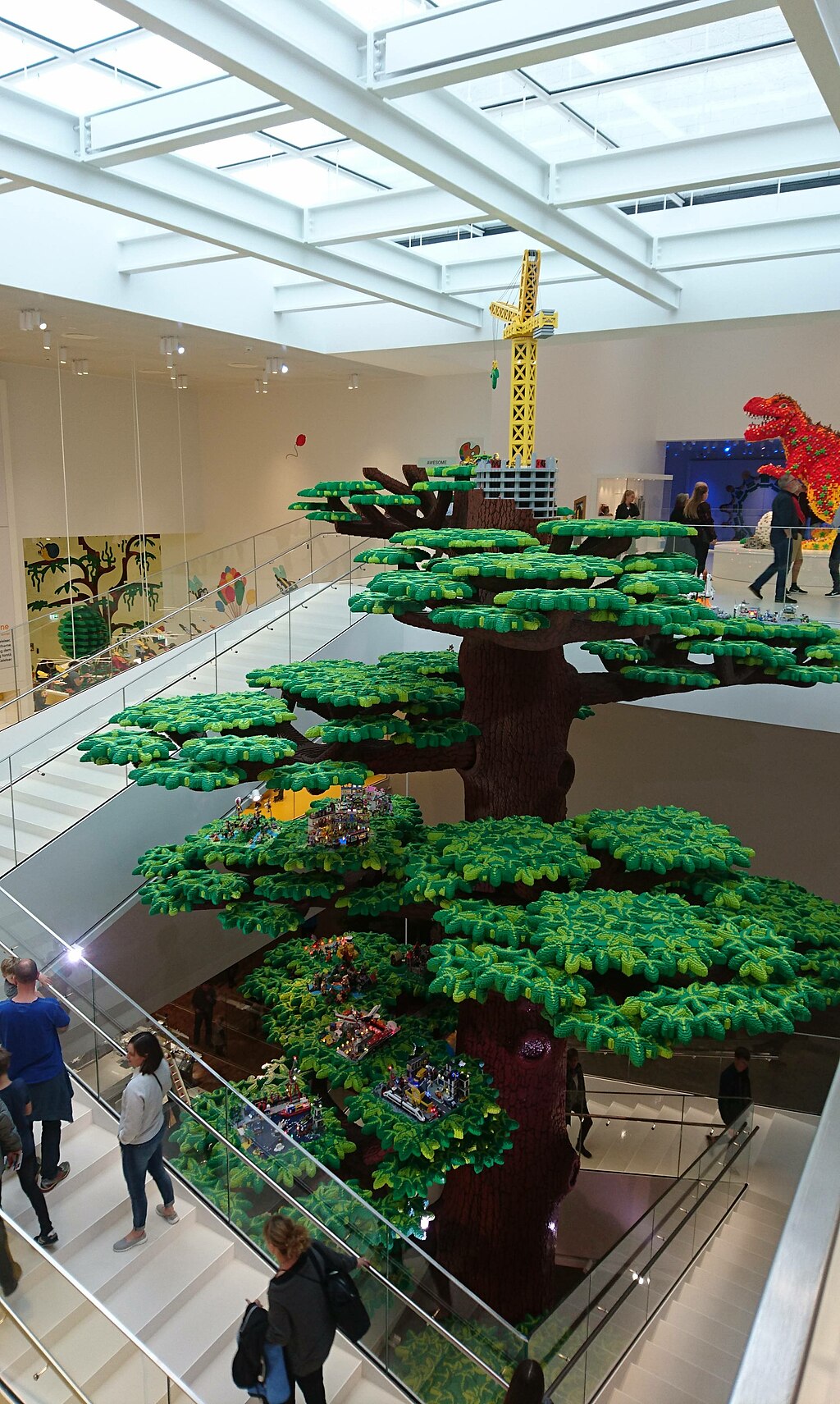 El árbol de la creatividad en LEGO House Billund