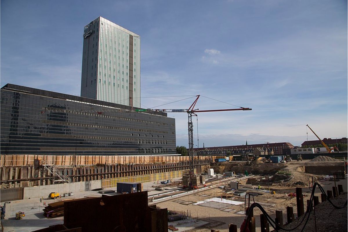 Ciudad de Carlsberg en construcción en Valby